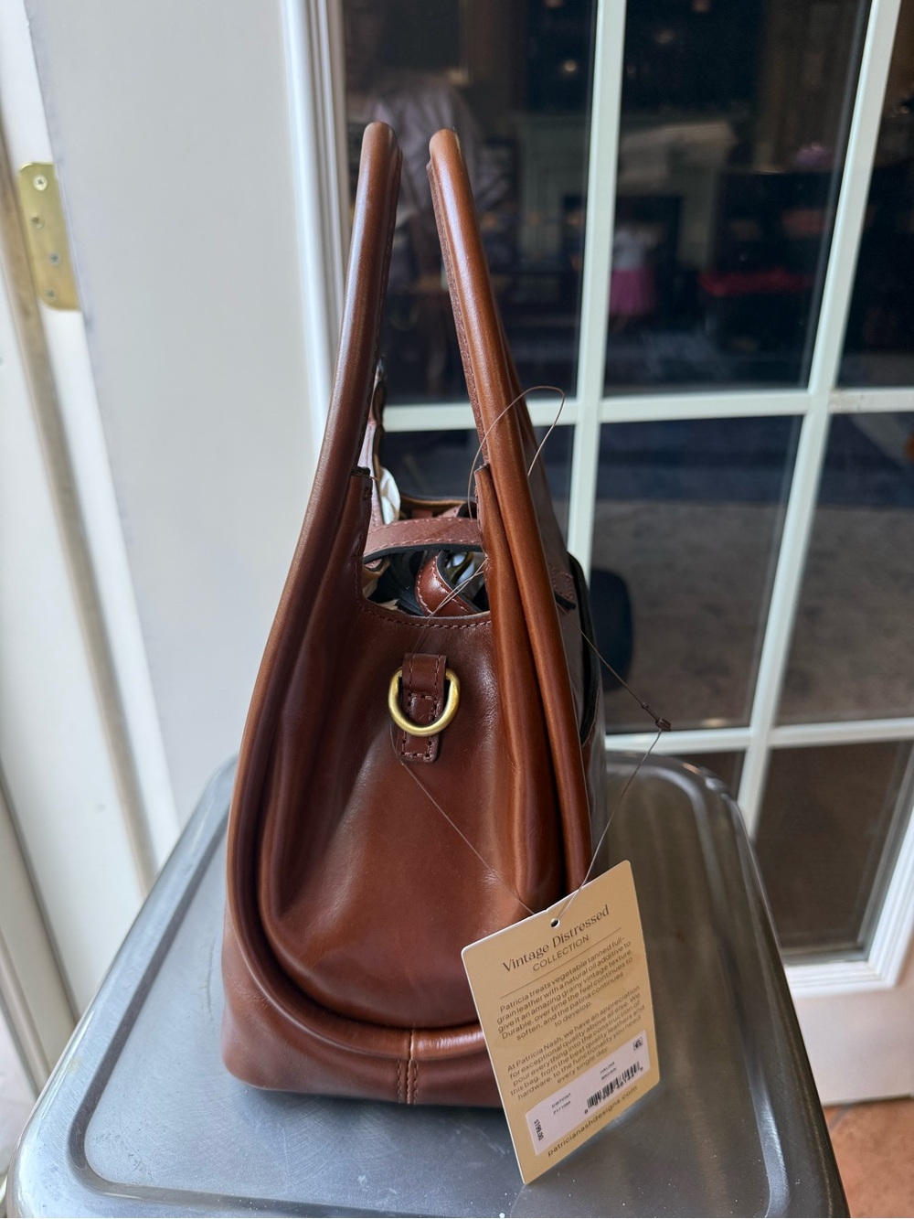 Patricia Nash Halina Brown Leather Bag - Picture 3 of 11